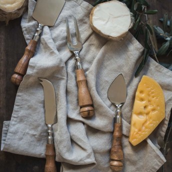 Woody Peynir Servis Seti 4 Parça