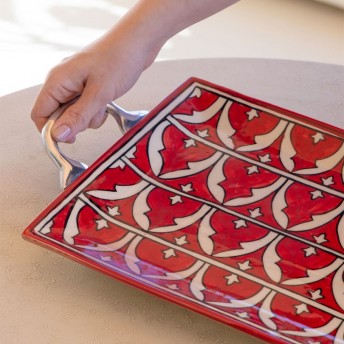 Corallo Servis Tepsisi Kırmızı