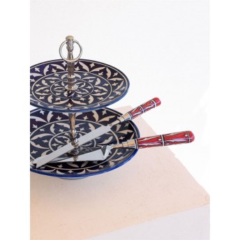 Corallo 2 Katlı Kek Pasta Servisi