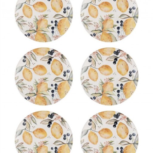 Limoncello Pasta Tabağı 6lı Set