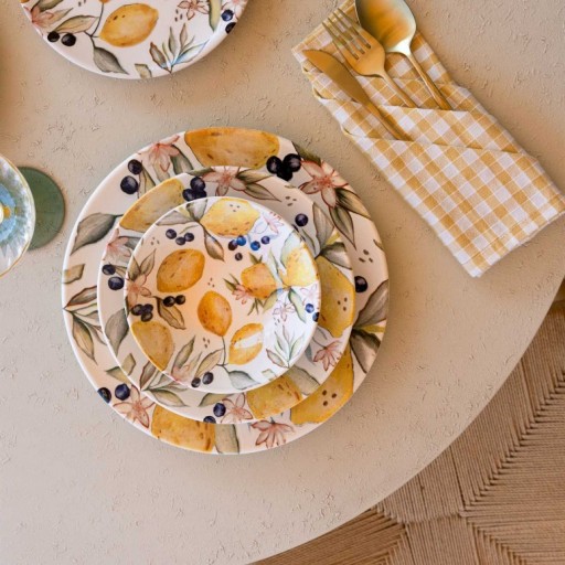 Limoncello Pasta Tabağı 6lı Set