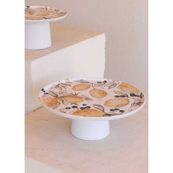 Limoncello Ayaklı Servis Tabağı 30 cm