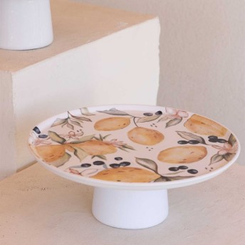 Limoncello Ayaklı Servis Tabağı 30 cm