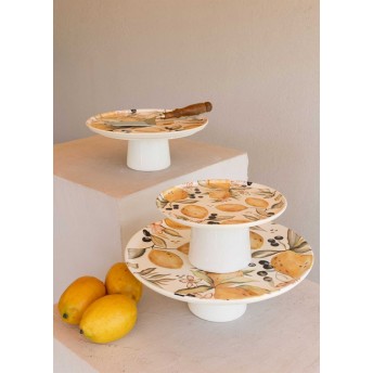 Limoncello Ayaklı Servis Tabağı 26 cm 