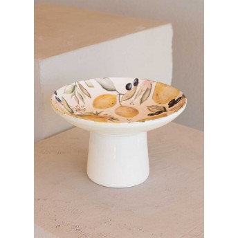 Limoncello Ayaklı Servis Tabağı 20 cm 