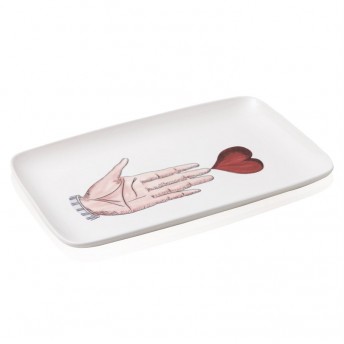 Luv Diktörgen Servis Tabağı