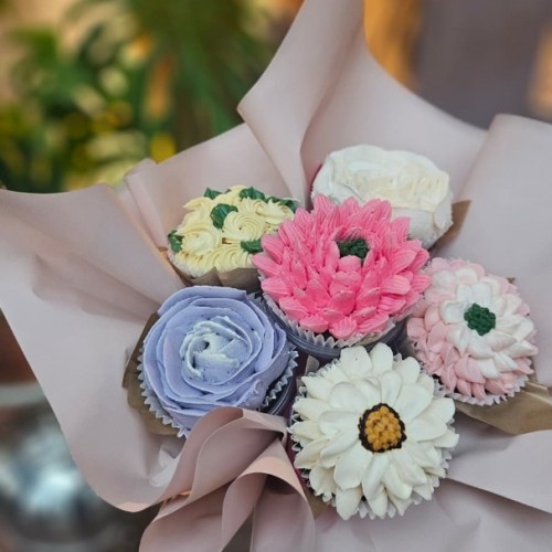 Cupcake Buketi 6'lı